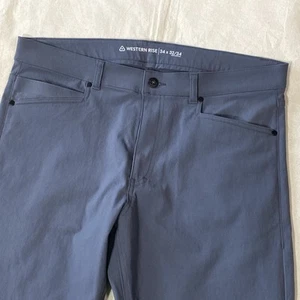 Western Rise AT Hose Herren 34 X32/34 grau fleckenabweisend technisch - Bild 1 von 10