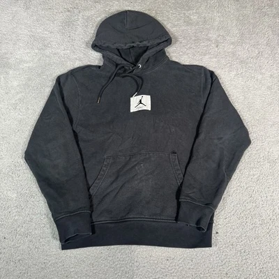 Jordan Flight Hoodie Mens Medium Black NBA Basketball Pullover Jumpman Nike - Image 1 of 4