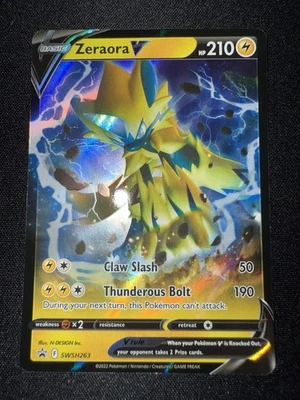 Zeraora V SWSH263 SWSH: Sword & Shield Promo Cards Holo - Image 1 of 2