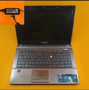 ASUS X43U 14" LCD Laptop AMD E-350 1.6GHz 8Gb Ram 500GB HDD PSU Win7 Radeon HD - Picture 1 of 13