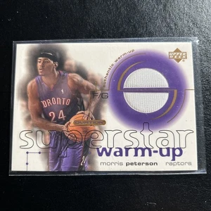 2001-02 Upper Deck Ovation Superstar Game Worn Warm-Ups #MP Morris Peterson - Picture 1 of 2