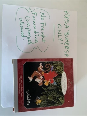 Hallmark Keepsake Iago Abu Genie Walt Disney's Aladdin 1998 adorno de Navidad Foto 1 de 4