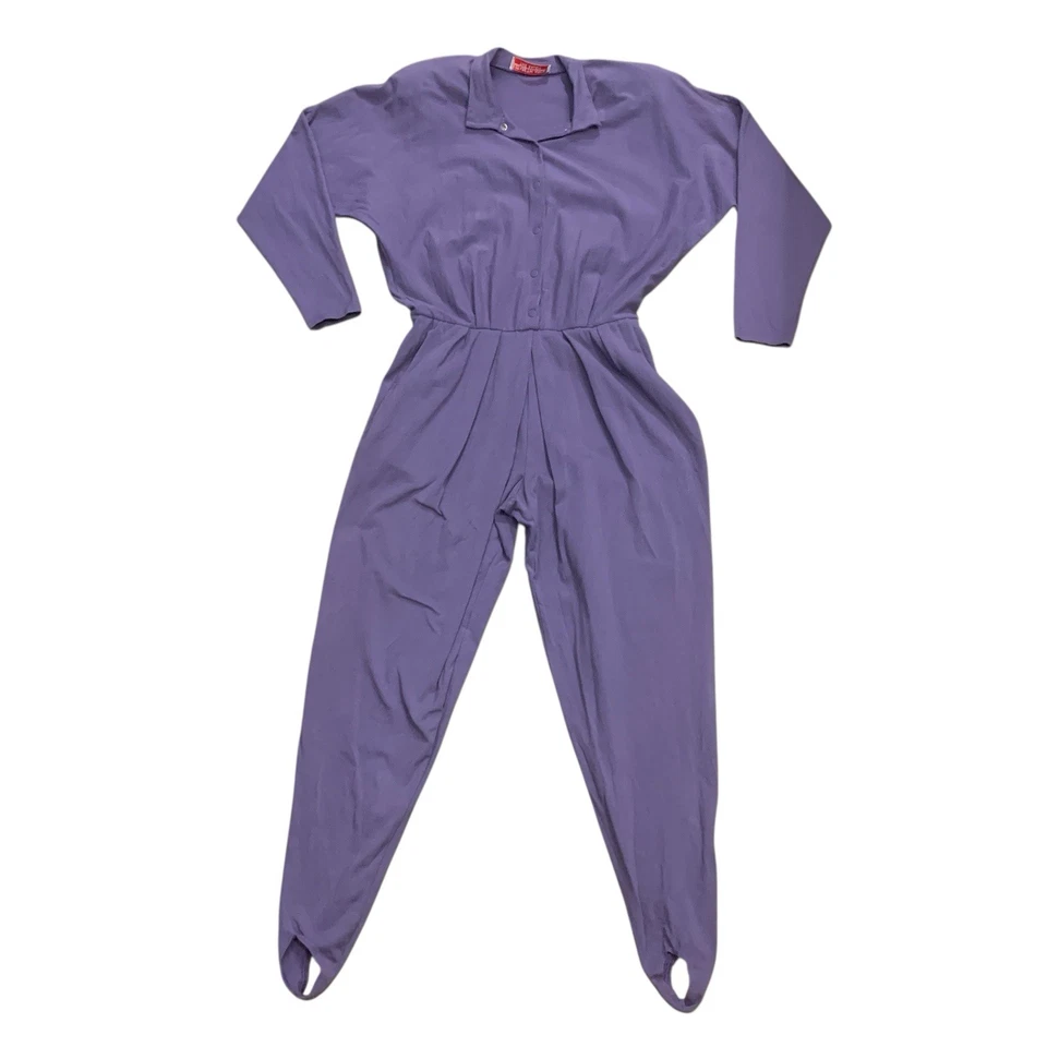 Mono mameluco vintage Elizabeth Arden The Salon grande púrpura años 80 90 Foto 1 de 4