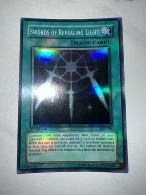 Holo bleed Yugioh Swords of Revealing Light AE LOB-101 1st Edition  - Image 1 of 4