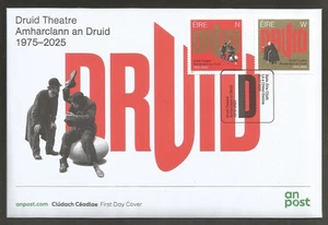 2025 IRELAND 7th ISSUE DRUID THEATRE 50th ANNIVERSARY FDC ~ BUREAU - Picture 1 of 1