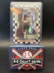 2021 Panini Prizm - Rookie Payton Turner #379 Black & White Checker Prizm (RC) - Bild 1 von 2
