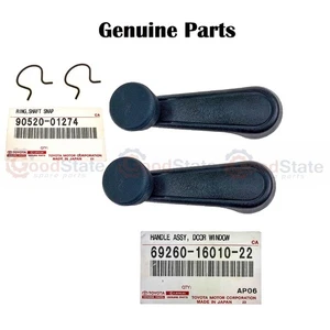 Genuine Toyota LandCruiser 40 Series FJ RH & LH Door Window Regulator Handle Kit - Picture 1 of 4