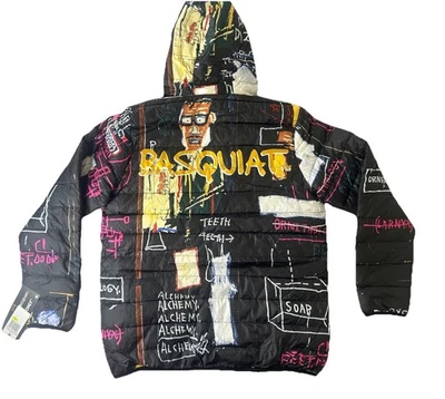 Chaqueta acolchada Jean-Michel Basquiat X Members Only Alchemy para hombre talla mediana nueva con etiquetas  Foto 1 de 4