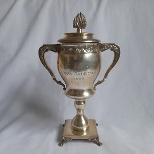Argentina Libertador Golf Club Golf Trophy 1936, English Silver, 14.07 oz 11 in - Picture 1 of 12