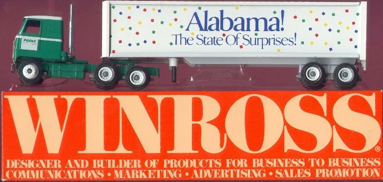Poole Landstar Alabama '90 Winross Truck - Image 1 of 1