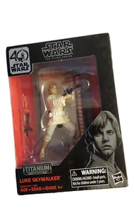 Star Wars Serie Negra 40 Aniversario Luke Skywalker Serie Titanio Nuevo - Imagen 1 de 10