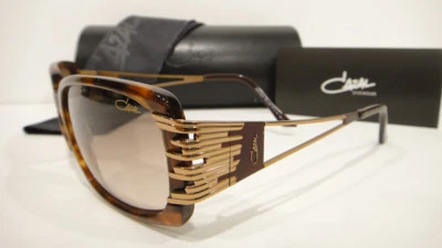 Cazal 8005 Women's Sunglasses Color 003 Brown Gold Authentic New - Image 1 of 4