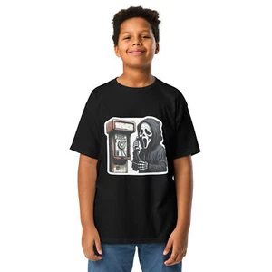 Skull Phone Skeleton (Scream Inspired) Design #2 Youth classic tee - Picture 1 of 13