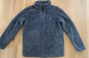 Patagonia child boy girl fleece gray fuzzy XL 14 Cozy soft - Picture 1 of 4
