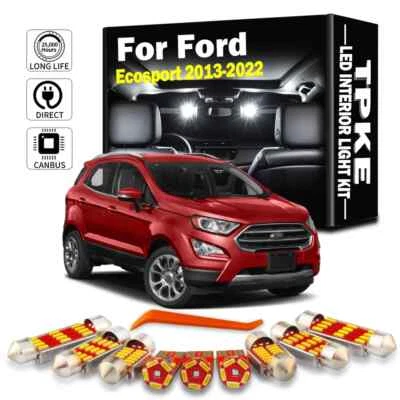 Kit de luces de lectura domo mapa interior LED Canbus 13 piezas para Ford Ecosport 2013-2022 Foto 1 de 4