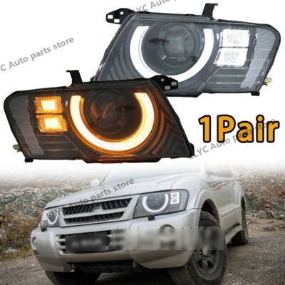LED headlights For Pajero Montero shogun V73 V75 V76 V77 V78 2000-2011 year - Image 1 of 4
