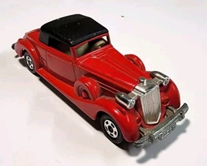 Vintage Tomica Tomy F52 Red 1937 Packard Coupe Roadster 1/72 Diecast Japan - Picture 1 of 11