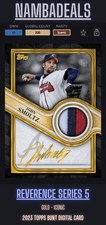 2023 Reverence S5 John Smoltz Gold Patch Auto [Topps Bunt DIGITAL]