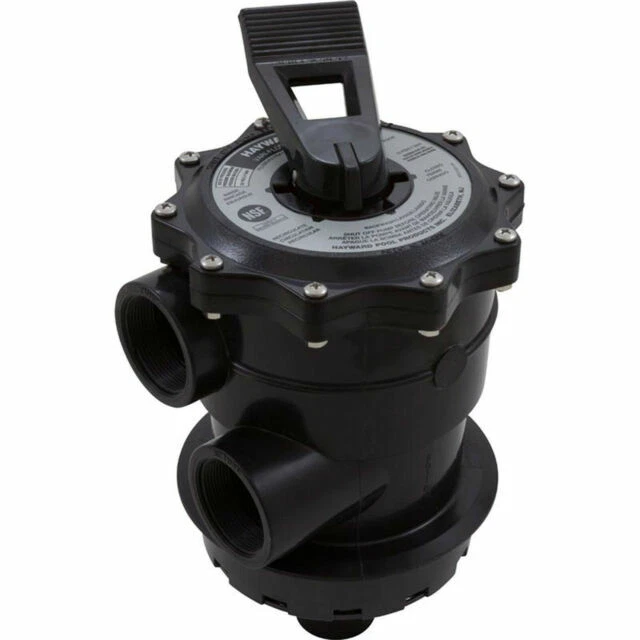 Hayward Vari-Flo 2" Top Mount Multiport Valve - Black (SP071621)