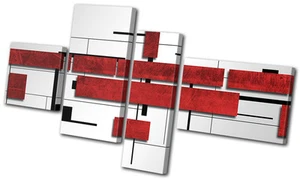 Abstract Modern Geometric MULTI CANVAS WALL ART Picture Print VA - Picture 1 of 1