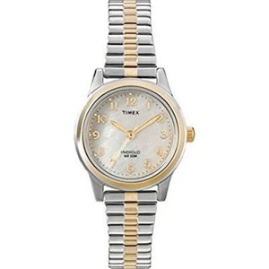 Timex T2M828 Essex Avenue Damenuhr zweifarbig Edelstahl Erweiterungsband - Bild 1 von 3