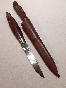 Vintage Frosts Mora Made in Sweden Fixed Blade Sheath Knife - Picture 1 of 8