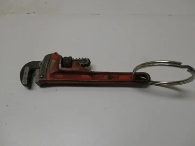 Vintage Ridgid 6 Inch Heavy Duty Pipe Wrench The Ridge Tool Co. Made Ohio USA  - Image 1 of 4