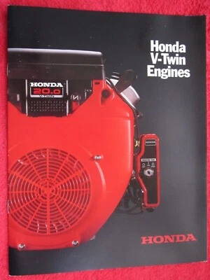 2002 HONDA V-TWIN ENGINES BROCHURE - Image 1 of 2