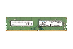 Micron 8GB 2RX8 PC4-2133P-UBZ-10 NON-ECC Unbuffered Memory MTA16ATF1G64AZ-2G1A1 - Picture 1 of 3