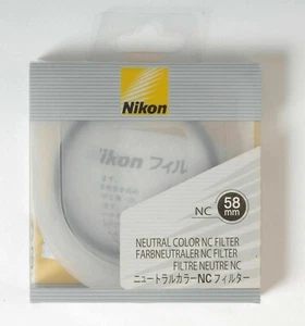 for Nikon NC Neutral Color filter protection UV 58mm accessory - Picture 1 of 1
