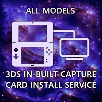 USB-C IN BUILT Capture Card INSTALL SERVICE 3ds / new 3ds xl / 3dsxl/ new 2ds xl - Image 1 of 4