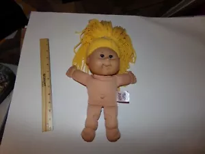 PARCHE DE REPOLLO MUÑECA NIÑO bebéland hospital NIÑA desnuda RUBIA05 - Imagen 1 de 3