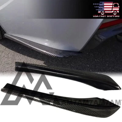 AM Style Carbon Fiber Rear Lips For 2012-2018 BMW F30 F31 M Sport Package Sedan - Image 1 of 4