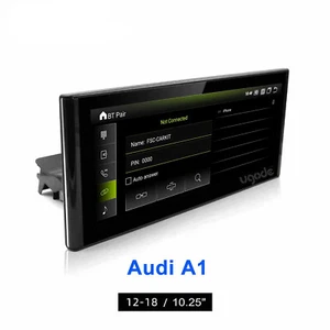 10.25" Apple Car Play Screen For AUDI A1 Android 13 Auto radio GPS 128G - Picture 1 of 4