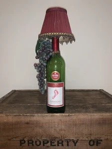 Unique & Elegant Handmade In The USA Wine Bottle Lamp (Bulbs + Plug Included) - Picture 1 of 1