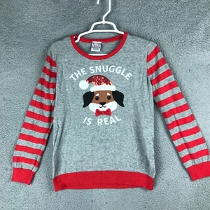 Well Worn Holiday Sweater The Snuggle is Real Multicolor Knit Sweater Size XL - Picture 1 of 8
