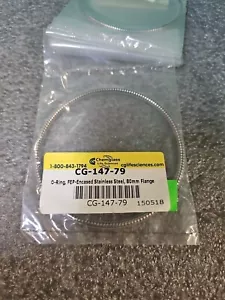 Chemglass CG-147-79 O-Ring 80mm Duran Flange | FEP Enclosed Stainless Reaction - Picture 1 of 4