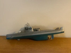 VINTAGE GATA PLAYART SEA RAIDER U-8 BATTERIEBETRIEBENES 13" U-BOOT IA-69 - Bild 1 von 7