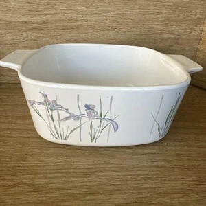 VTG Corning Ware "Shadow Iris" A 1.5  (b) Liter Casserole 1986-93 Baking Dish - Picture 1 of 6
