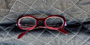 ANNE ET VALENTIN Cozak 1023 Red GLASSES FRAME  - Picture 1 of 5