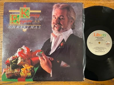 Kenny Rogers Christmas LP Liberty Holiday + Inner VG+ Foto 1 de 4