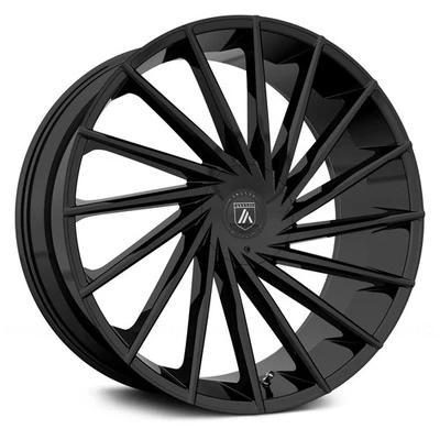 Asanti ABL-18 MATAR Wheels 20x8.5 (30, 5x120.65, 74.1) Black Rims Set of 4 Foto 1 de 3