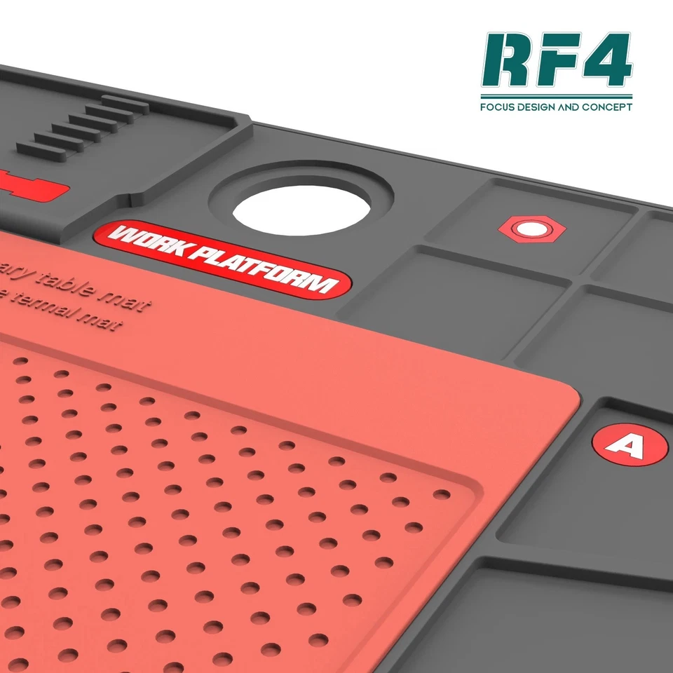 Silicone Heat Resistant Mat AntiStatic Magnetic Desk RF4 RF-PO2 260*380mm UK - Image 1 of 1
