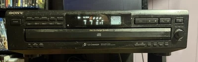 Cambiador de CD de 5 discos Sony CDP-CE315 probado estado de funcionamiento sin control remoto Foto 1 de 3