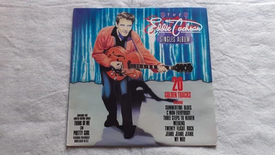 EDDIE COCHRAN  "SINGLES ALBUM"  LIMITED EDITION SINGLE & POSTER VINYL LP RECORDS - Image 1 of 4