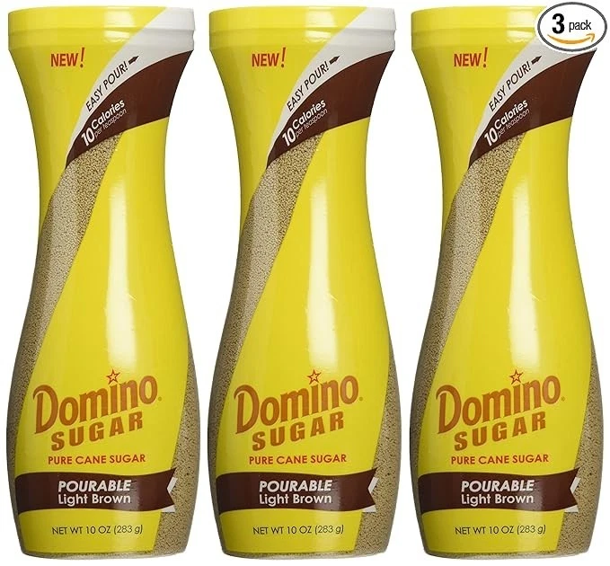 Domino Brown Sugar Easy Pourable Light Brown 10 Oz (3 Pack)