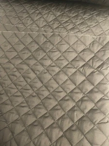 pre quilted double faced fabric black - Picture 1 of 3