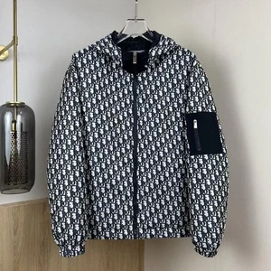 Dior Logo Pattern Casual Men's Black Jacket size：L - Picture 1 of 10