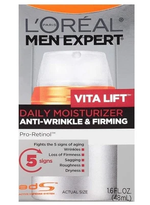 L'Oreal Paris Men Expert Vitalift Anti-Wrinkle & Firming Face Moisturizer with P - Image 1 of 4