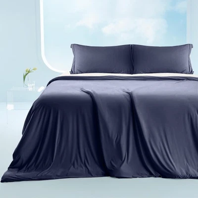 Summer Season Duvet Cover Feel Like Cotton Soft Cool Comforter Cover Bedding Set - Image 1 of 4